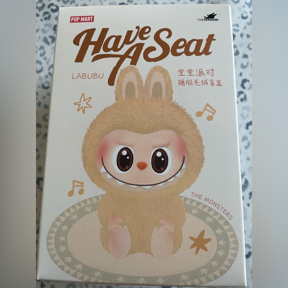 AUTHENTIC POP-MART LABUBU HAVE A SEAT SERIES - BLIND BOX
